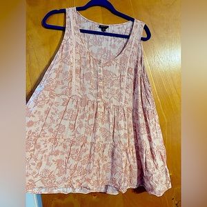 Torrid floral tiered tank